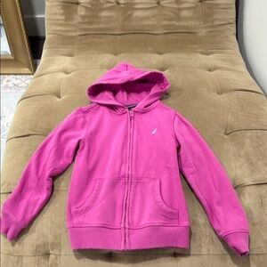 Nautica Pink Zip-Up Hoodie